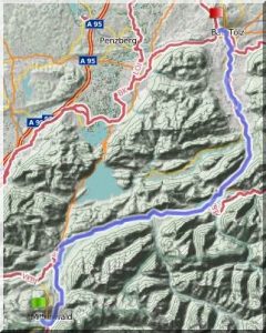 Isar-Donau-Tour - Mittenwald-Bad Tölz