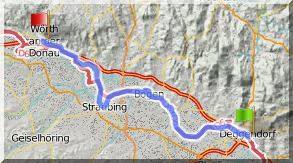 Isar-Donau-Tour - Deggendorf-Wörth